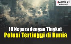 Infografis 10 Negara dengan Tingkat Polusi Tertinggi di Dunia