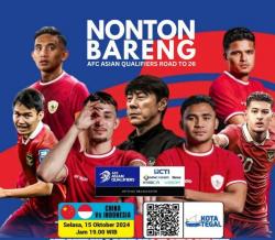 Live RCTI, Ini Lokasi Nobar Indonesia vs China di Tegal, Purwokerto, Solo<