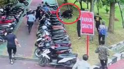 Terekam CCTV Maling Nekat Curi Motor di Lapas Sukamiskin, Langsung Dilumpuhkan Sipir<