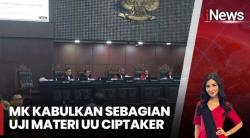MK Kabulkan Sebagian Uji Materi Cipta Kerja, Ribuan Buruh Sujud Syukur