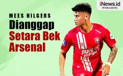 Infografis Kualitas Mees Hilgers Disebut Setara Bek Arsenal