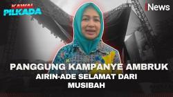 Panggung Kampanye Cagub Banten Ambruk, Airin: Setiap Musibah Ada Hikmahnya