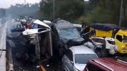 Korban Kecelakaan Beruntun di Tol Cipularang: 1 Tewas, 8 Luka-luka