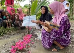 Heboh Warga Sukadaya Lebak Ramai-Ramai Ziarah Kubur di Jalan Rusak, Ini Pemicunya<