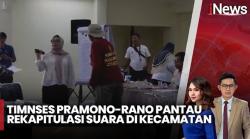 Timses Pramono-Rano Pantau Langsung Rekapitulasi Suara Pilkada Jakarta di Taman Sari