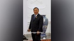  Momen Lucu Prabowo Ngerjain Wartawan yang Menunggu Wawancara di Istana 