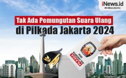 Infografis Tak Ada Pemungutan Suara Ulang di Pilkada DKI Jakarta 2024