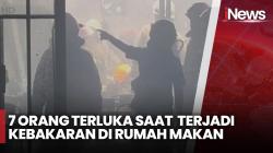 Tabung LPG Meledak, Rumah Makan di Bandung Ludes Terbakar Lukai 7 Orang