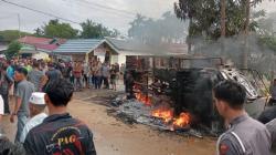 Siswa SD Tewas Ditabrak di Tanjab Timur Jambi, Warga Emosi Bakar Truk<