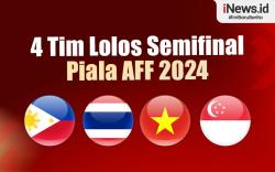 Infografis 4 Tim Lolos Semifinal Piala AFF 2024