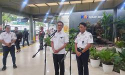 Wamen BUMN Aminuddin Ma’ruf Tinjau Stasiun Pasar Senen, Ungkap Keluhan Penumpang