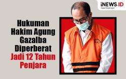 Infografis Hukuman Hakim Agung Gazalba Diperberat Jadi 12 Tahun Penjara