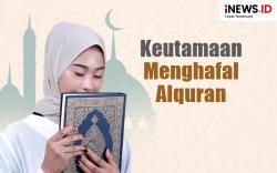 Infografis Keutamaan Menghafal Alquran 