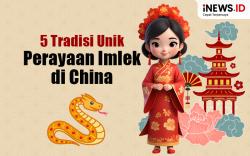 Infografis 5 Tradisi Unik Perayaan Imlek di China  