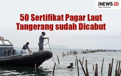 Infografis 50 Sertifikat Pagar Laut Tangerang sudah Dicabut