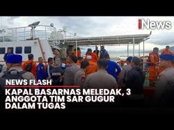 Kapal Basarnas Ternate Meledak, 3 Tewas 1 Jurnalis Dinyatakan Hilang<