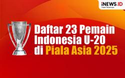 Infografis Daftar 23 Pemain Timnas Indonesia U-20 di Piala Asia U-20 2025