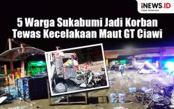 Infografis 5 Warga Sukabumi Jadi Korban Tewas Kecelakaan di GT Ciawi