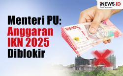 Infografis Menteri PU: Anggaran IKN 2025 Diblokir