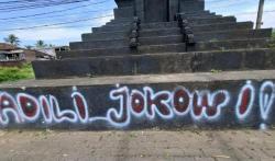 Marak Aksi Vandalisme Adili Jokowi di Kepanjen Malang, Polisi Turun Tangan<