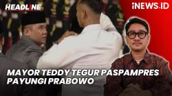 Headline iNEWS.ID: Mayor Teddy Tegur Paspampres Payungi Presiden Prabowo saat Sambut Erdogan