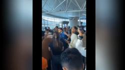 Pesawat Delay, Calon Penumpang Sriwijaya Air Mengamuk di Bandara Sultan Hasanuddin Makassar