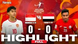 Hasil Indonesia Vs Yaman Piala Asia U-20 2025 : Garuda Nusantara Pulang Tanpa Kemenangan 