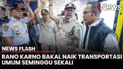 Ketagihan Jajal Moda Transportasi Umum, Rano Karno Janji Seminggu Sekali Naik MRT