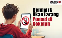 Infografis Denmark Akan Larang Ponsel di Sekolah