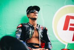 Tangis Fabio Quartararo usai Gagal Finis di MotoGP Inggris 2025