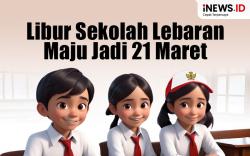 Infografis Libur Sekolah Lebaran Maju Jadi 21 Maret