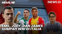 Headline iNEWS.ID: Emil Audero, Joey Pelupessy dan Dean James Sumpah WNI di Italia 10 Maret