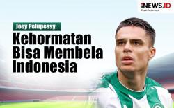 Infografis Joey Pelupessy: Kehormatan Bisa Membela Indonesia