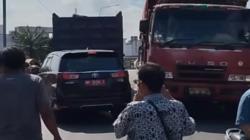 Viral Pengemudi Mobil Dinas Pemkab Labusel Diduga Serobot Antrean dan Terlibat Cekcok