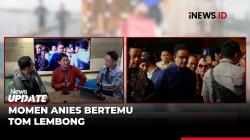 MORNING NEWS:  Momen Anies Bertemu Tom Lembong di Ruang Sidang, Jabat Tangan dan Saling Senyum
