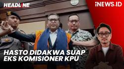 Headline iNEWS.ID: Hasto Didakwa Suap Eks Komisioner KPU Rp600 Juta Bersama Harun Masiku