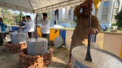 Bubur Kanji Rumbi, Sajian Khas Ramadhan di Masjid Islamic Center Lhokseumawe Aceh<