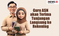 Infografis Guru ASN akan Terima Langsung Tunjangan ke Rekening