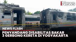 Terungkap! Motif Pelaku Bakar 3 Gerbong KA di Stasiun Tugu Jogja, Sakit Hati ke KAI