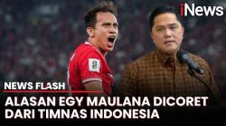 Egy Maulana Dicoret dari Timnas Indonesia, Erick Thohir Beberkan Alasannya