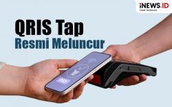 Infografis QRIS Tap Resmi Meluncur, Transaksi Cukup Tempelkan HP