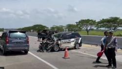 Tabrakan Beruntun 3 Kendaraan di Tol Ngawi, 7 Pemudik asal Tangerang Luka-Luka