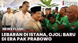 Bahagianya Ojol Lebaran Bareng Presiden Prabowo di Istana Negara