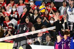 Megawati Hangestri 38 Poin, Red Sparks Hajar Pink Spiders