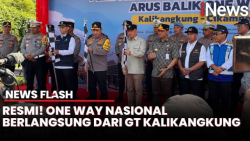 Puncak Arus Balik, 76 Ribu Kendaraan Masuk GT Kalikangkung Hari Ini 