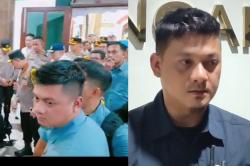 Tampang Ipda Endry Ajudan Kapolri sebelum dan sesudah Pukul Jurnalis<