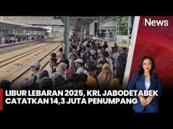 Pengguna KRL Tembus 14,3 Juta di Libur Lebaran, Stasiun Bogor jadi yang Teramai!