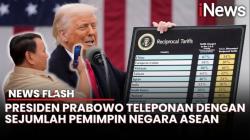 Momen Prabowo dan Sejumlah Kepala Negara ASEAN Bahas Tarif Impor Trump Via Telepon | News Flash