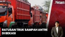 Antrean Truk Sampah Mengular di TPA Sumur Batu Bekasi, Warga Keluhkan Bau Tak Sedap