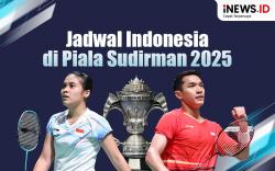 Infografis Jadwal Lengkap Indonesia di Piala Sudirman 2025